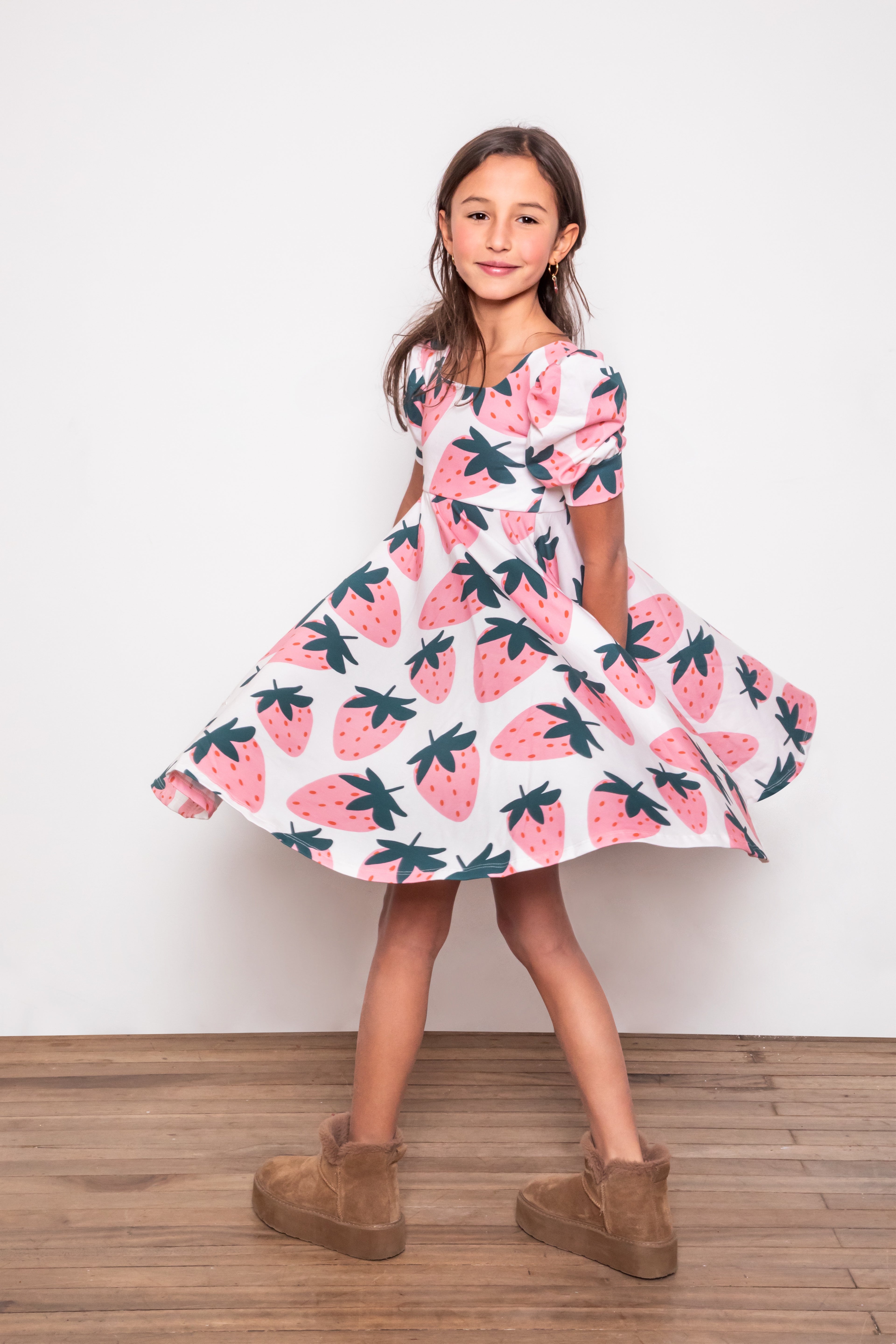 VESTIDO MAGNOLIA STRAWBERRY BLOOM
