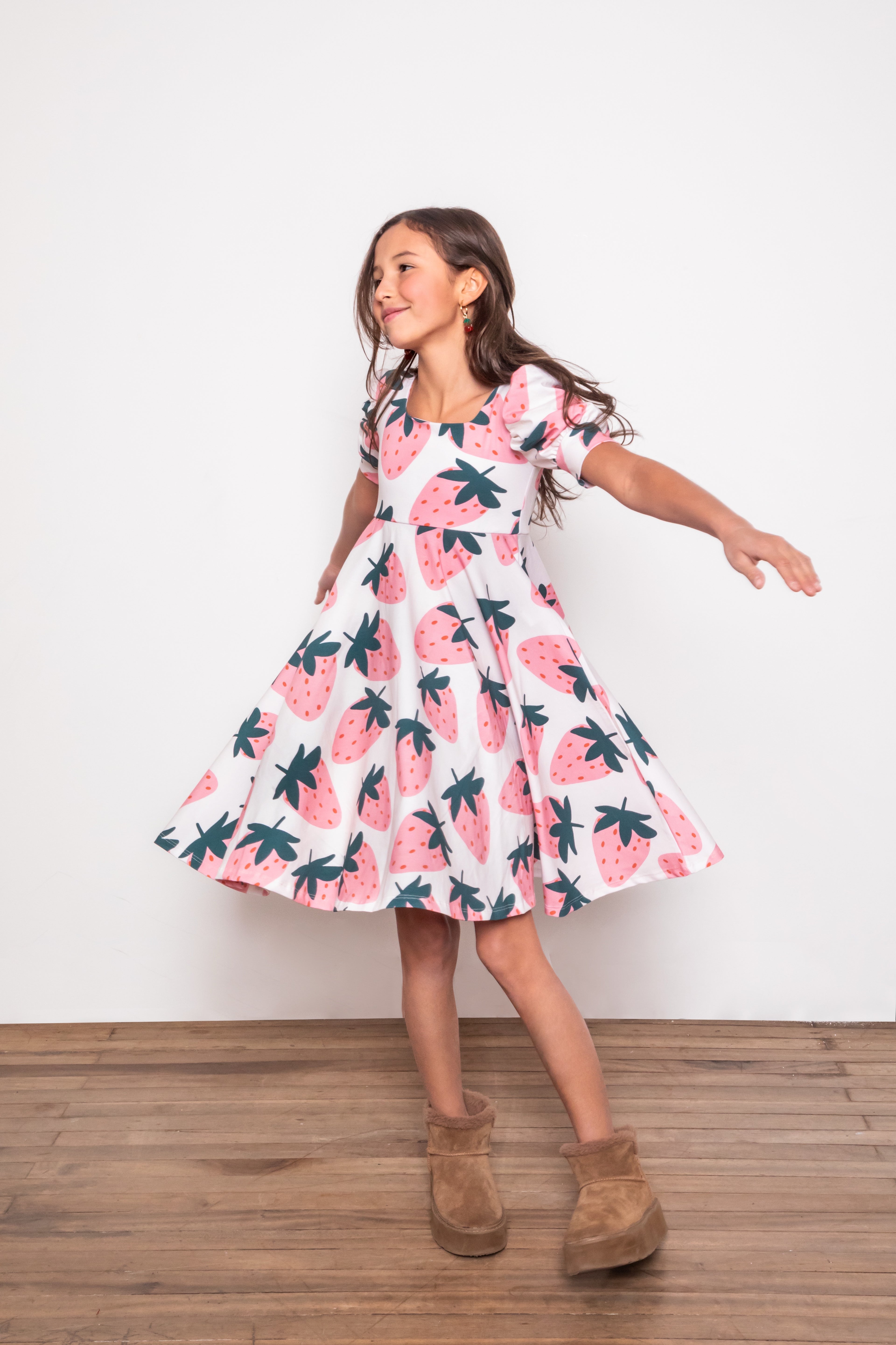 VESTIDO MAGNOLIA STRAWBERRY BLOOM