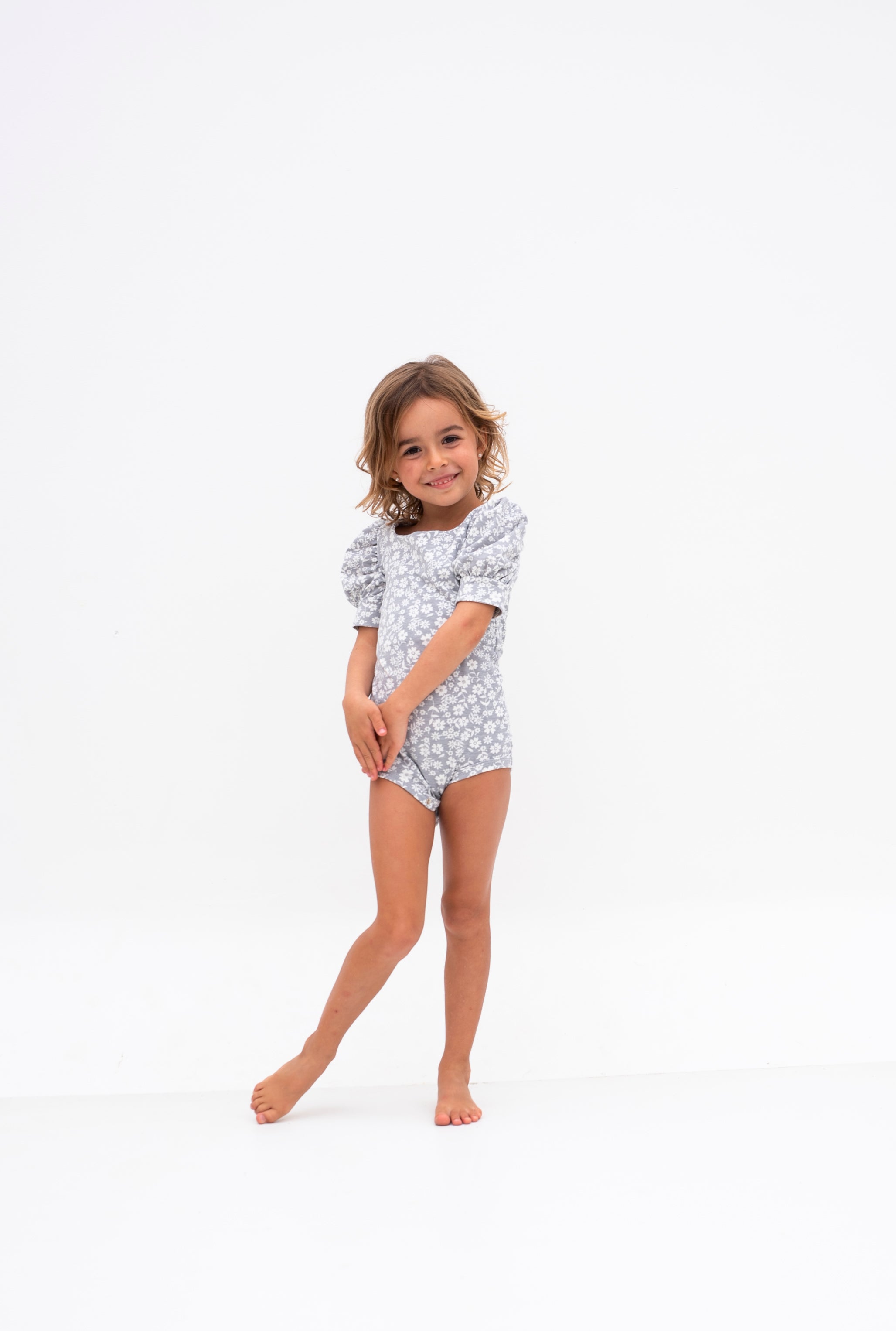 BODY GRIS FLORAL