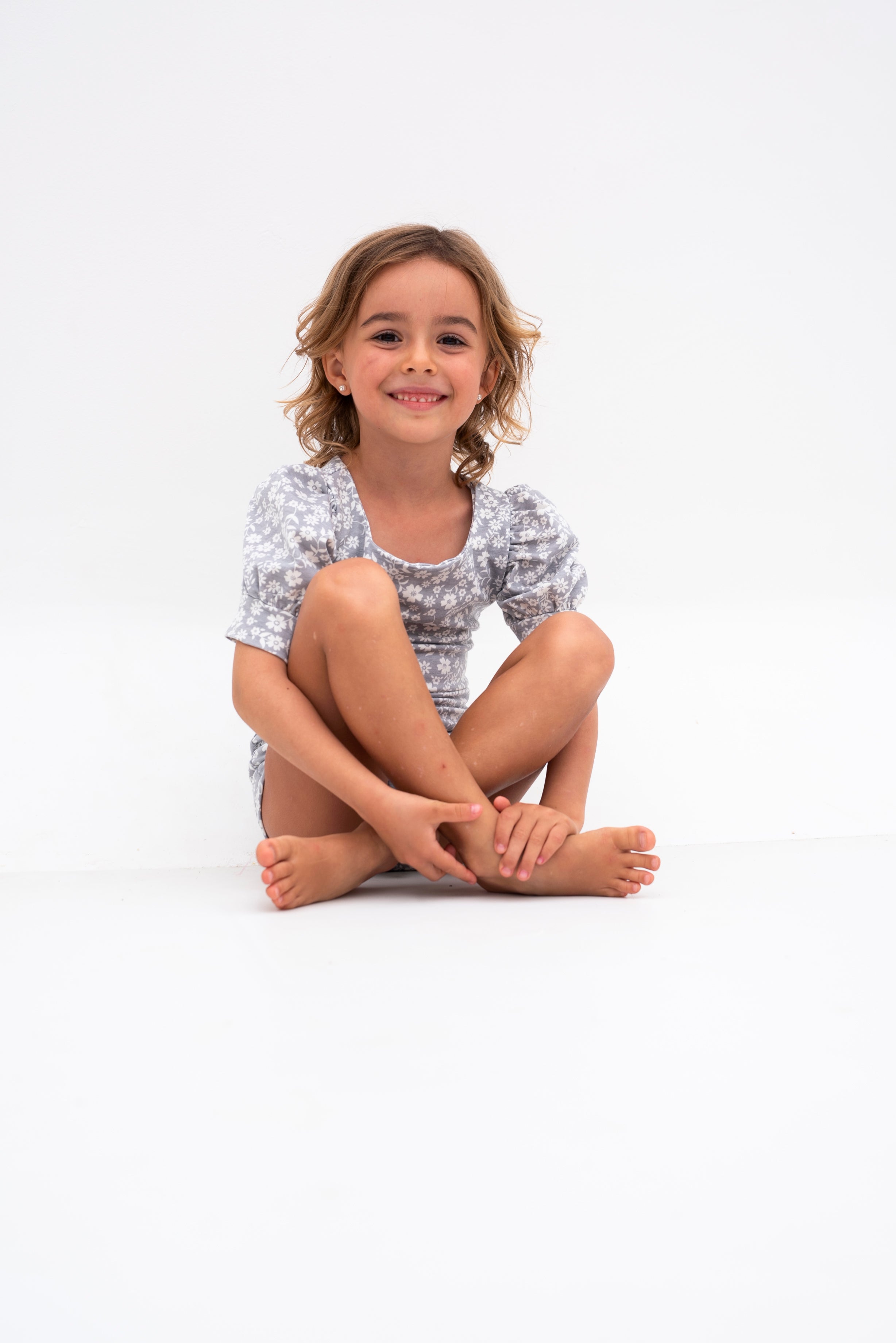 BODY GRIS FLORAL