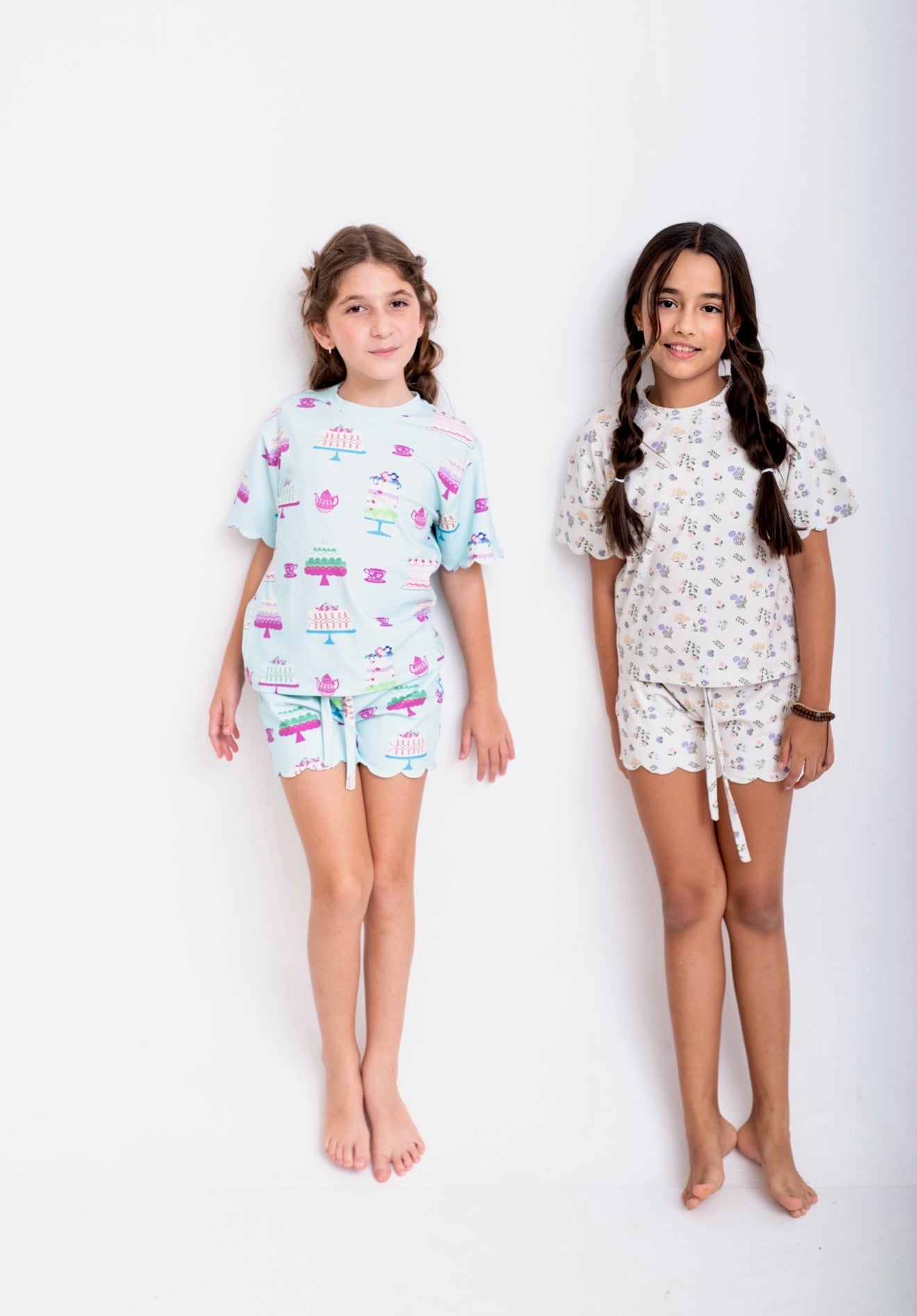 SET CAMISETA & SHORTS CAKE PARTY