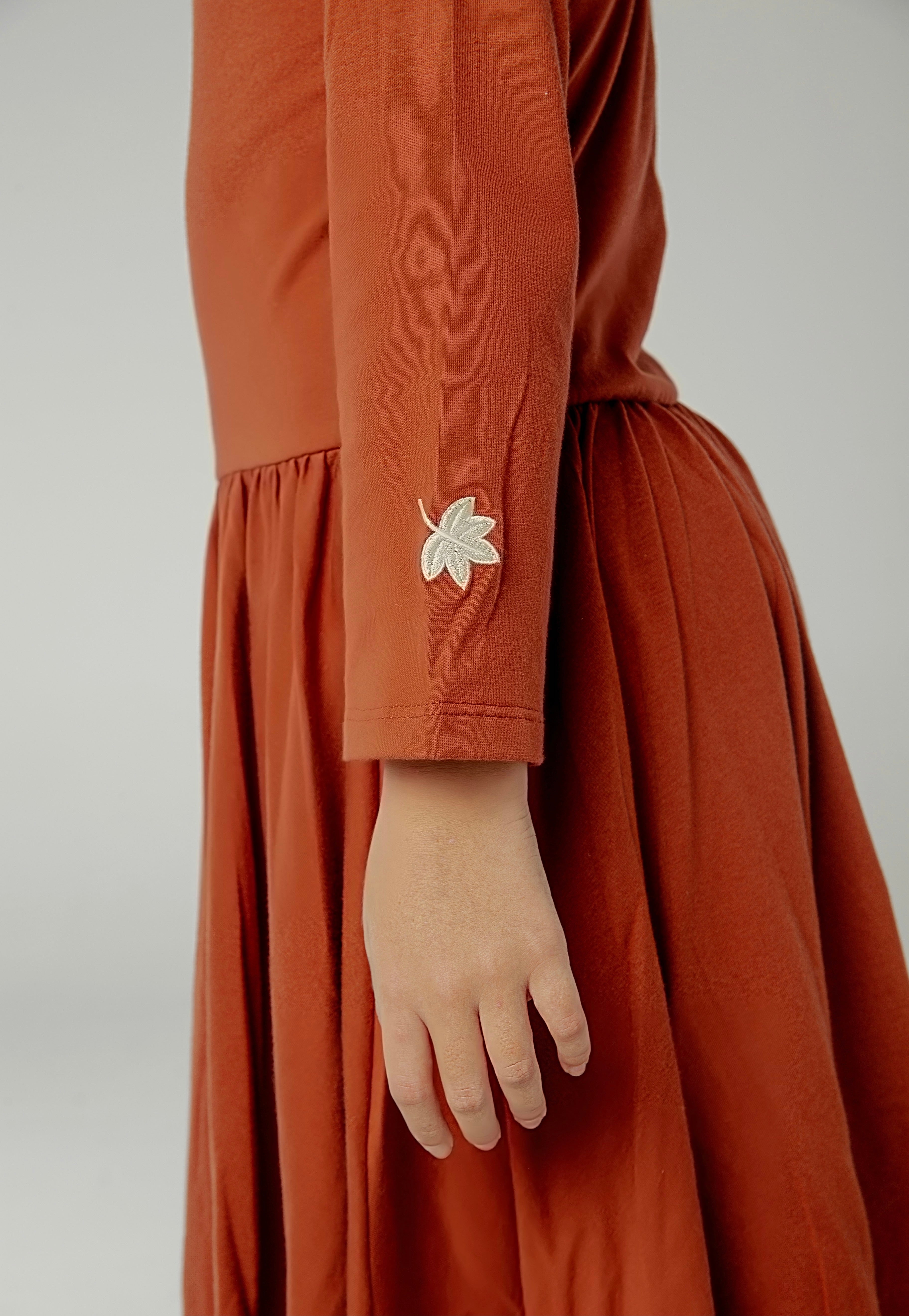 VESTIDO BALLET TERRACOTA