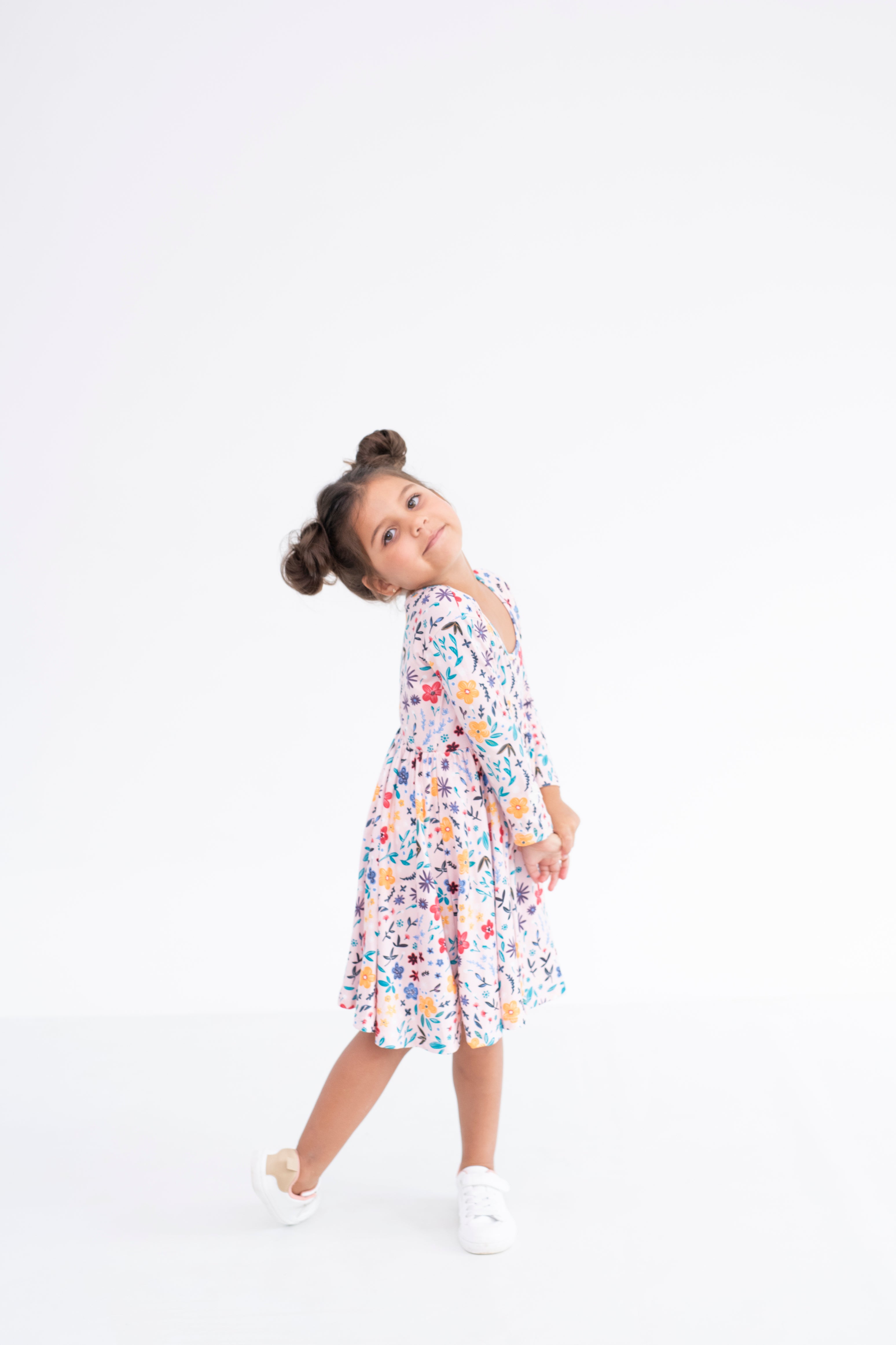 VESTIDO BALLET ECO ROSA MULTICOLOR