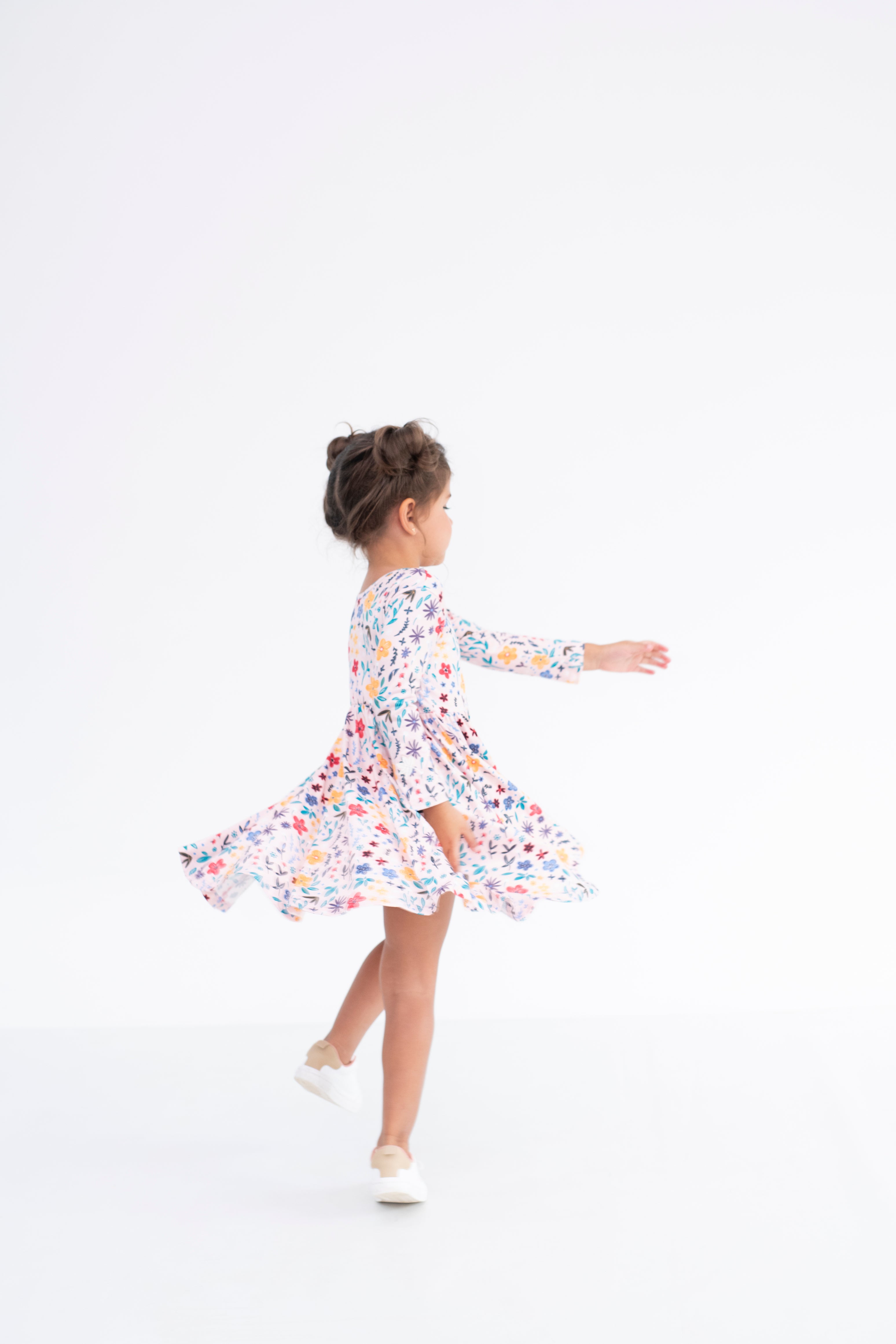 VESTIDO BALLET ECO ROSA MULTICOLOR