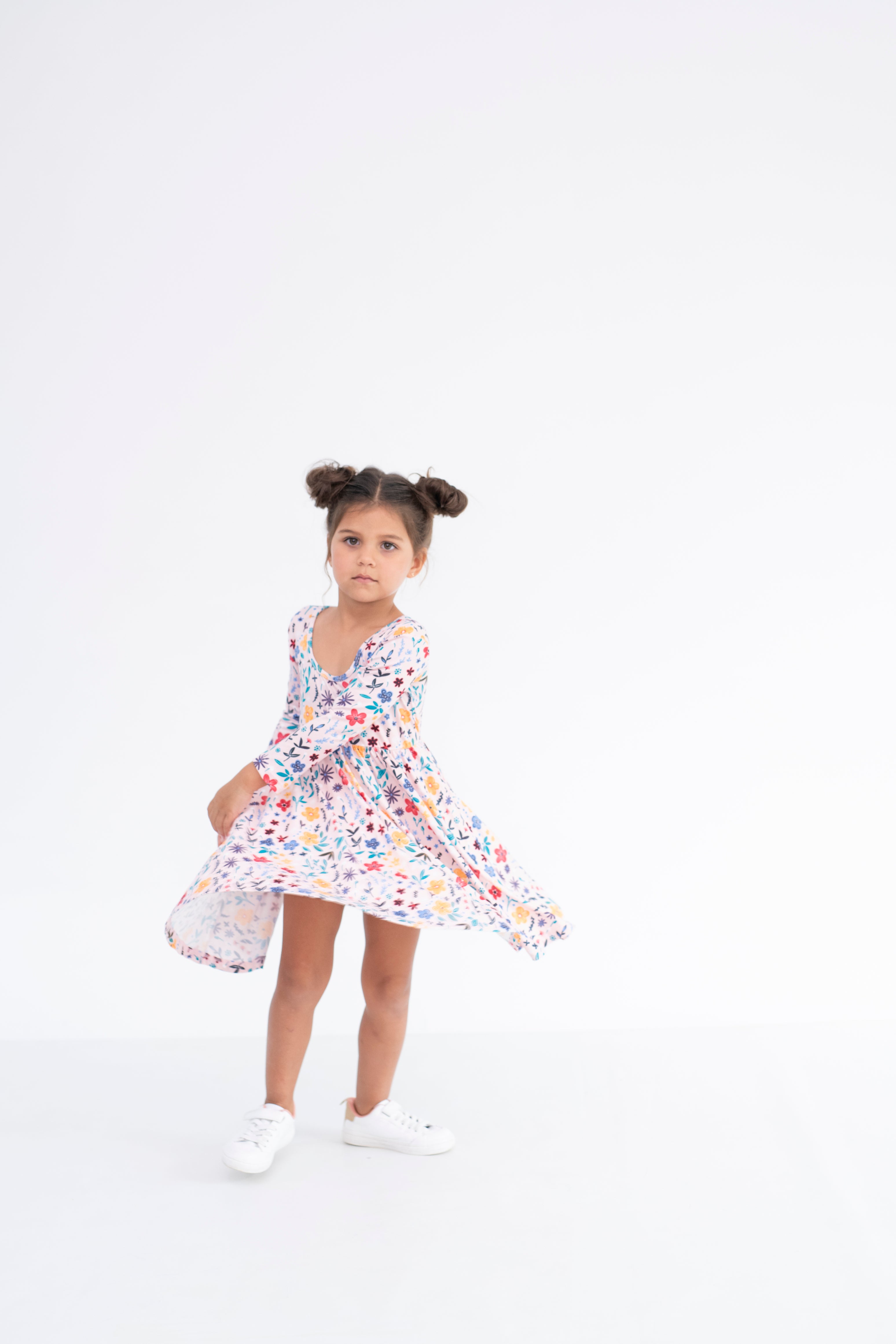 VESTIDO BALLET ECO ROSA MULTICOLOR