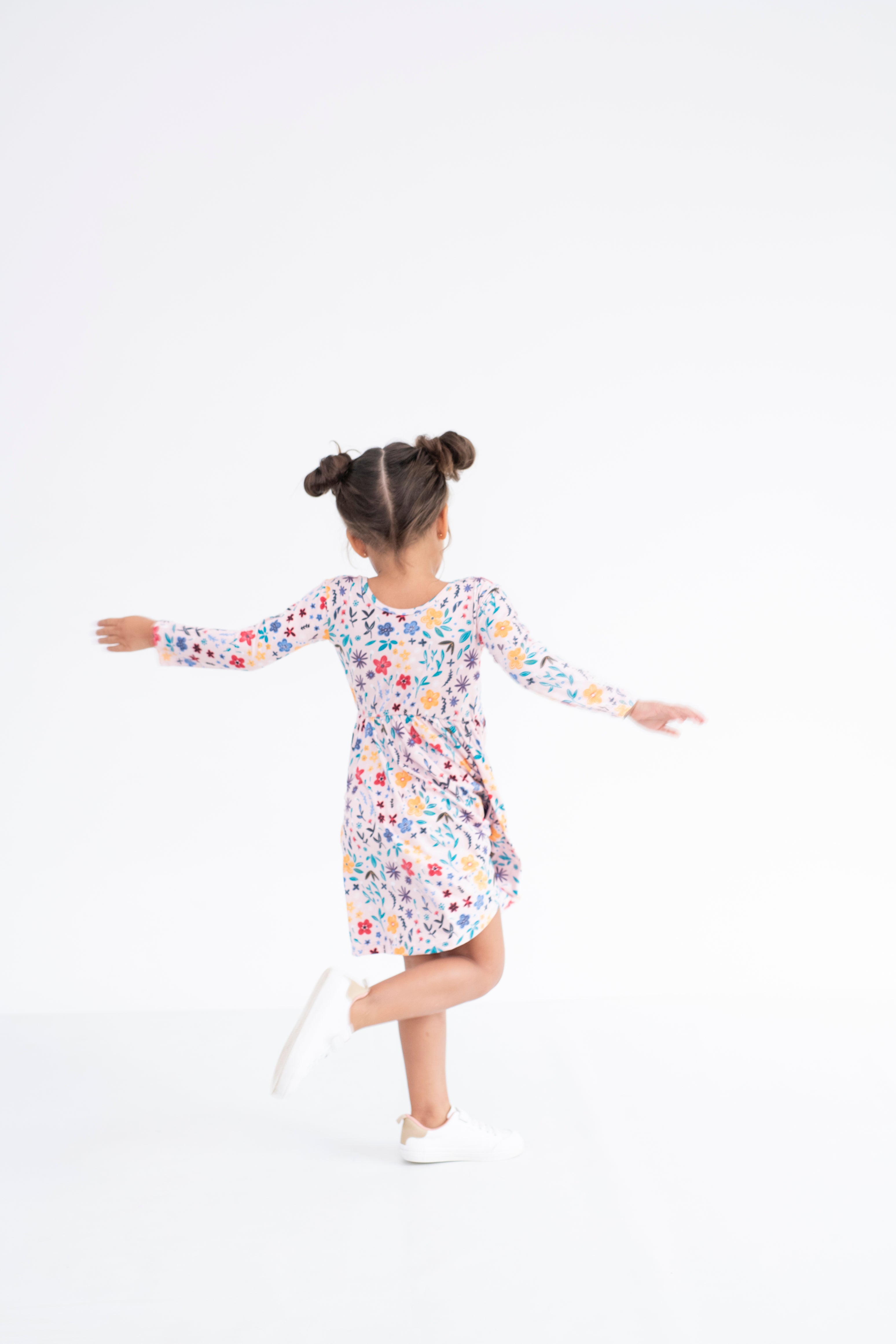 VESTIDO BALLET ECO ROSA MULTICOLOR
