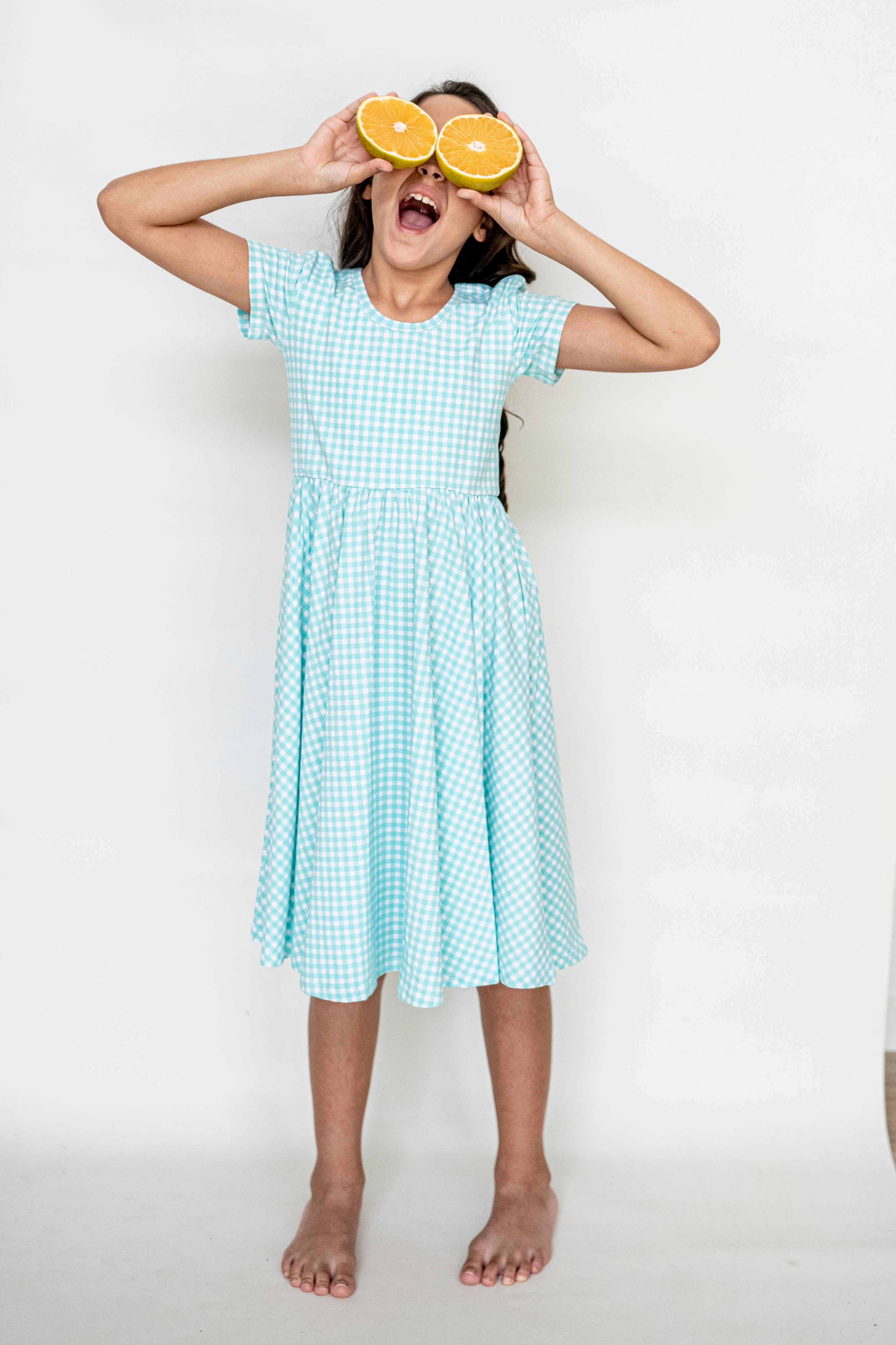 VESTIDO SUMMER CHECKERED GREEN
