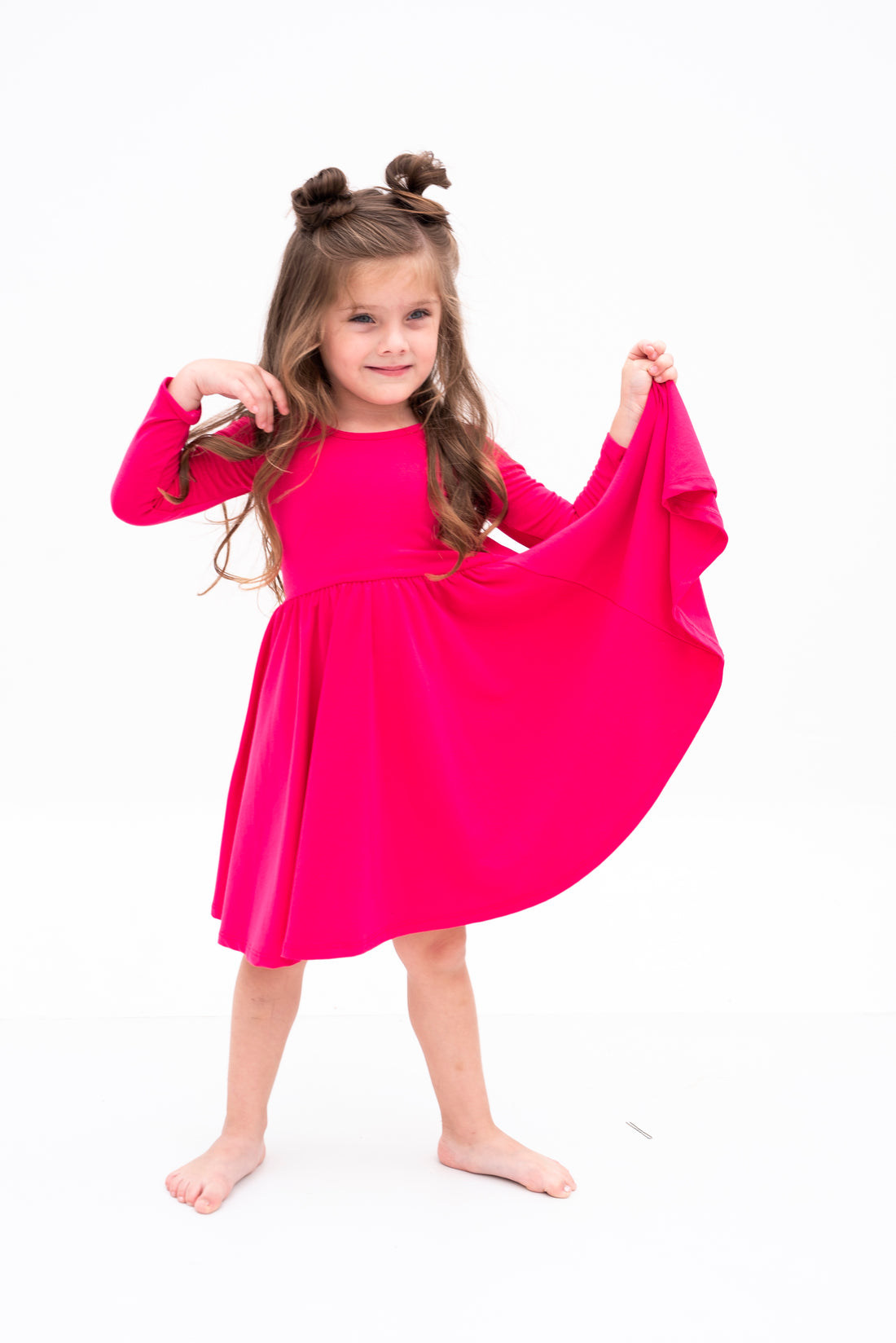VESTIDO BALLET MAGENTA FUCSIA