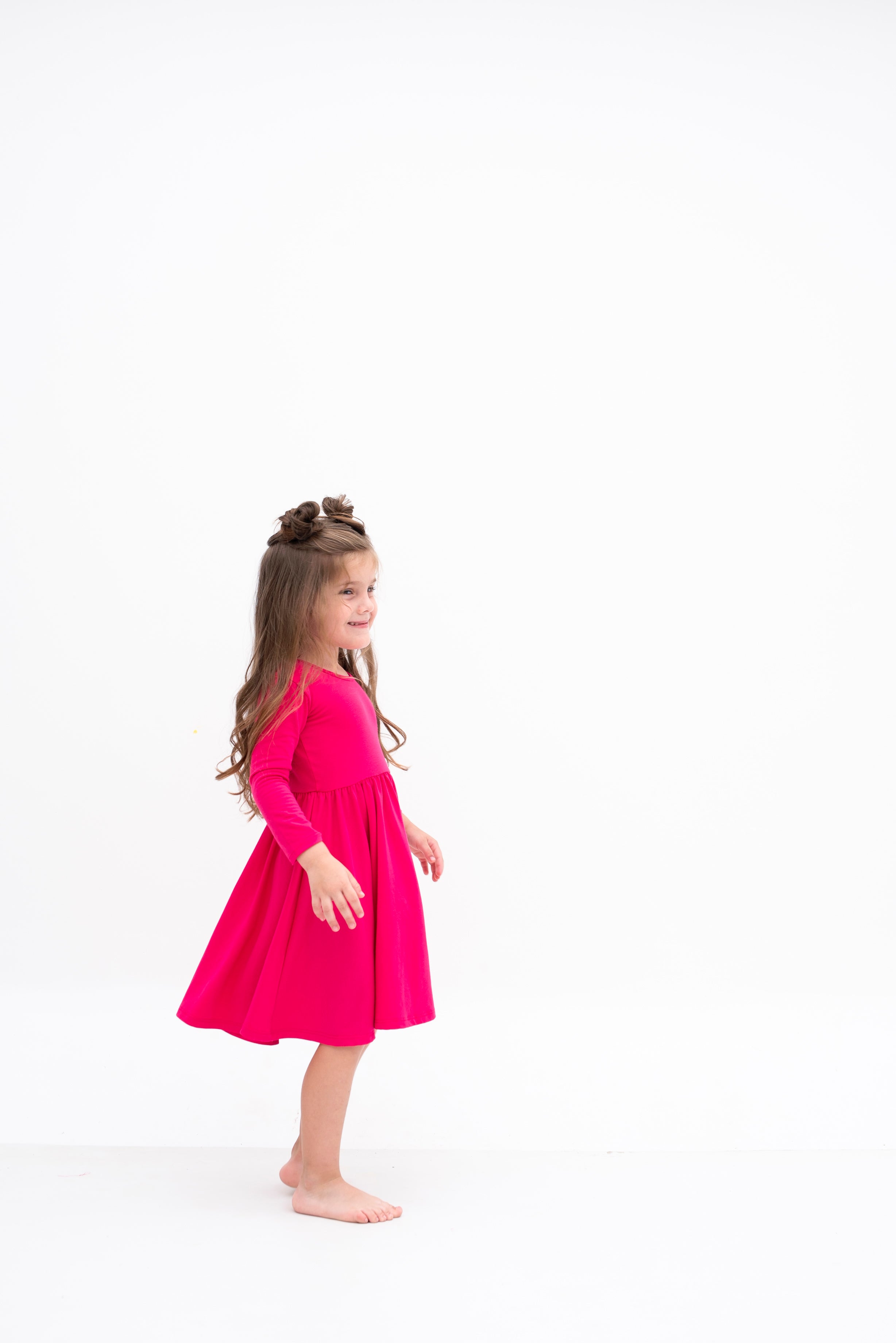 VESTIDO BALLET MAGENTA FUCSIA