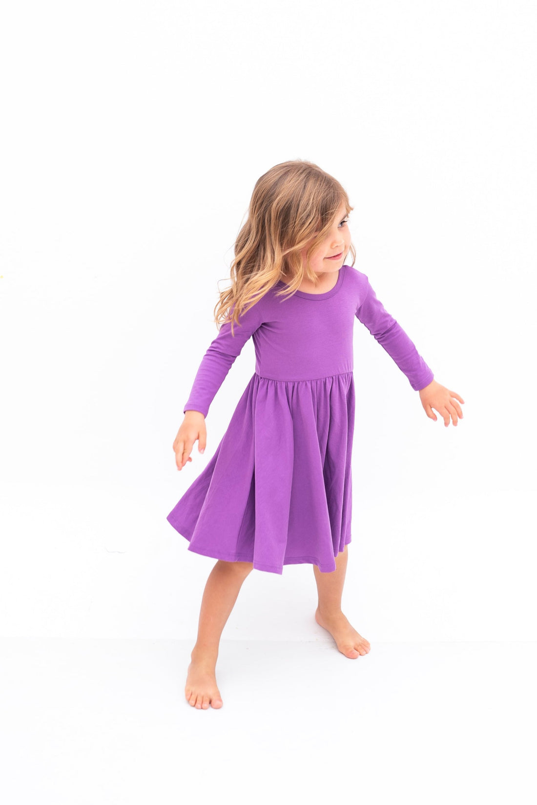 VESTIDO BALLET MORADO VIBRANTE