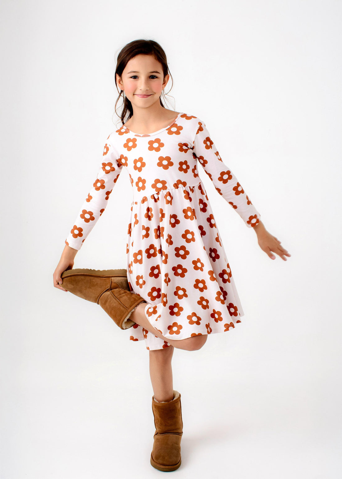 VESTIDO BALLET FLORES BROWNIE POP