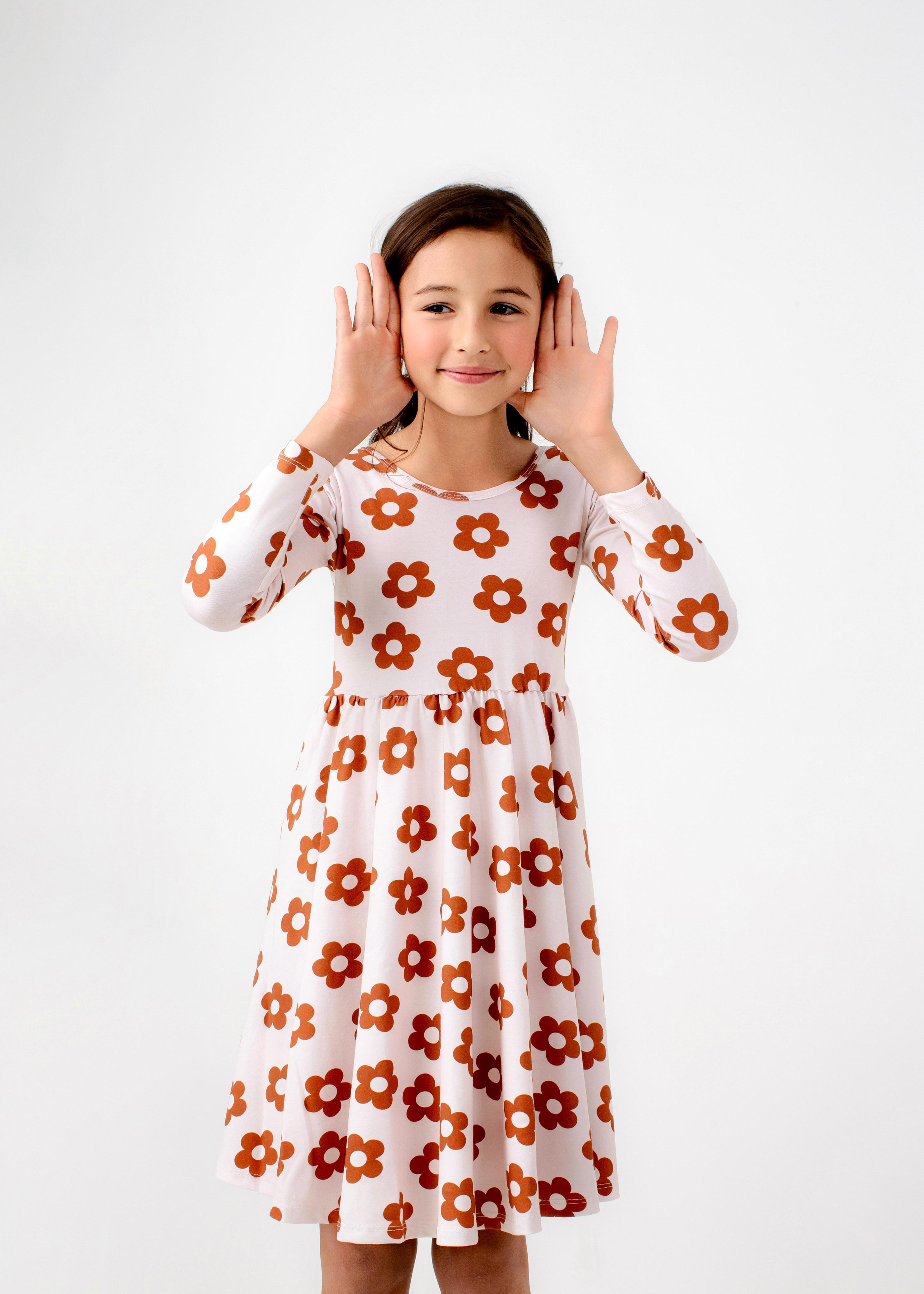VESTIDO BALLET FLORES BROWNIE POP