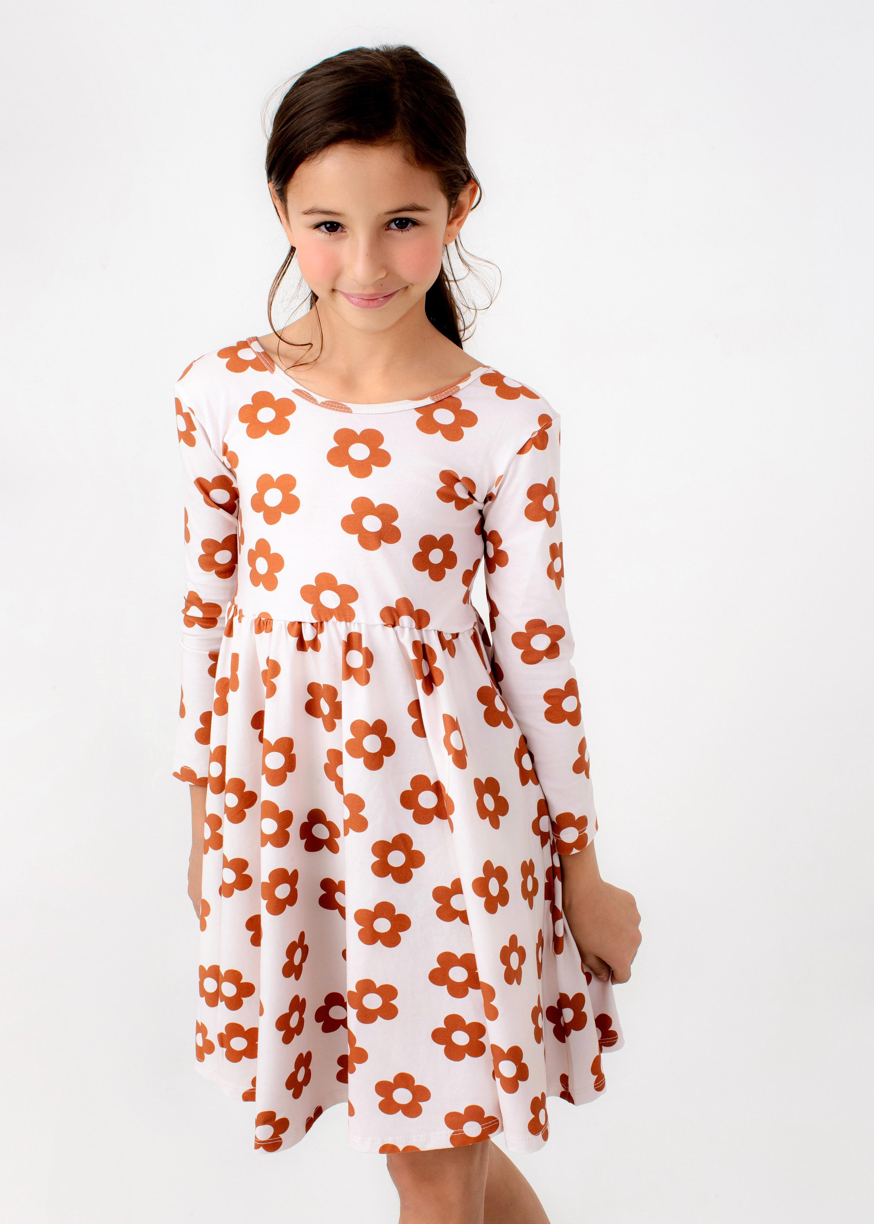 VESTIDO BALLET FLORES BROWNIE POP