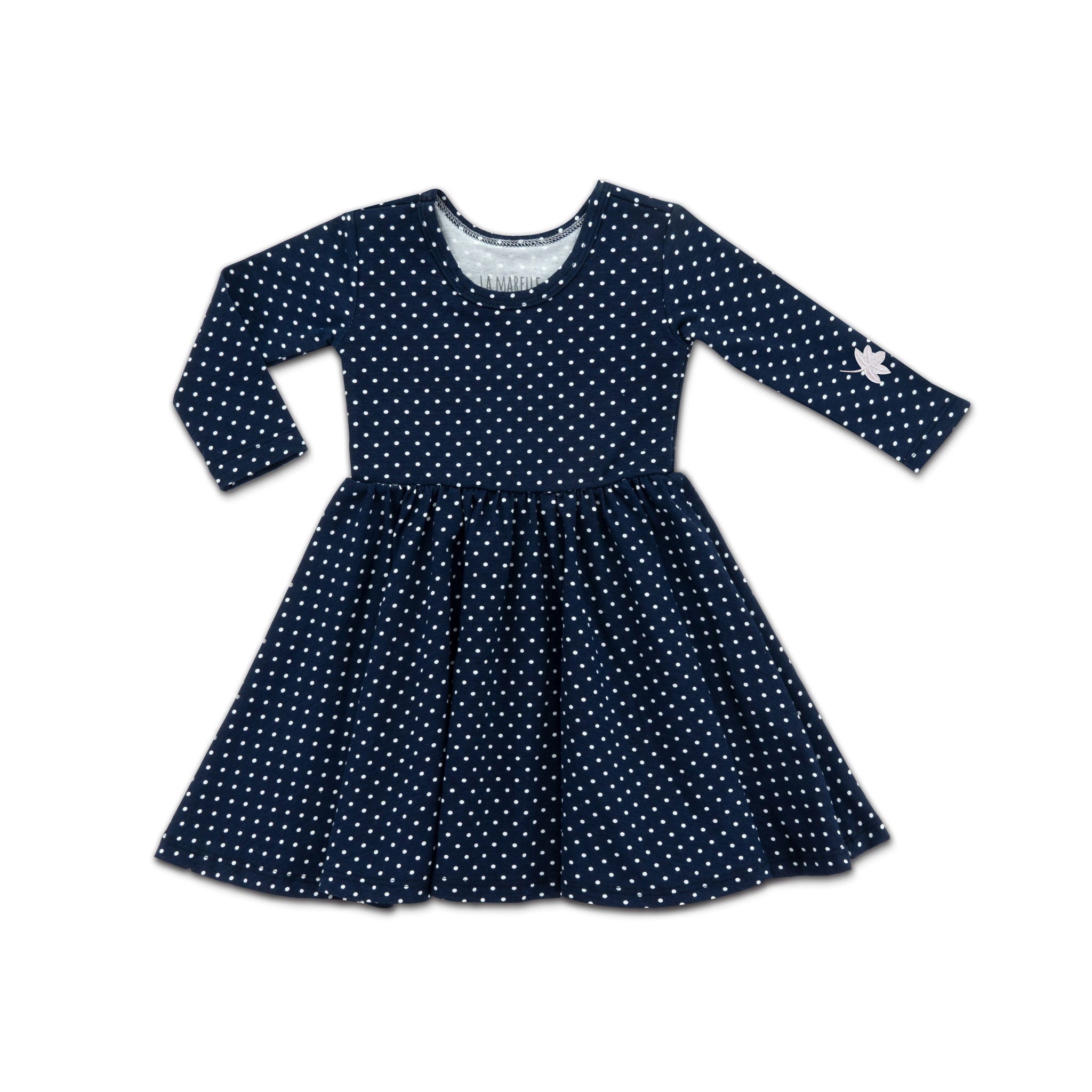 VESTIDO BALLET POLKA DOTS NEGRO