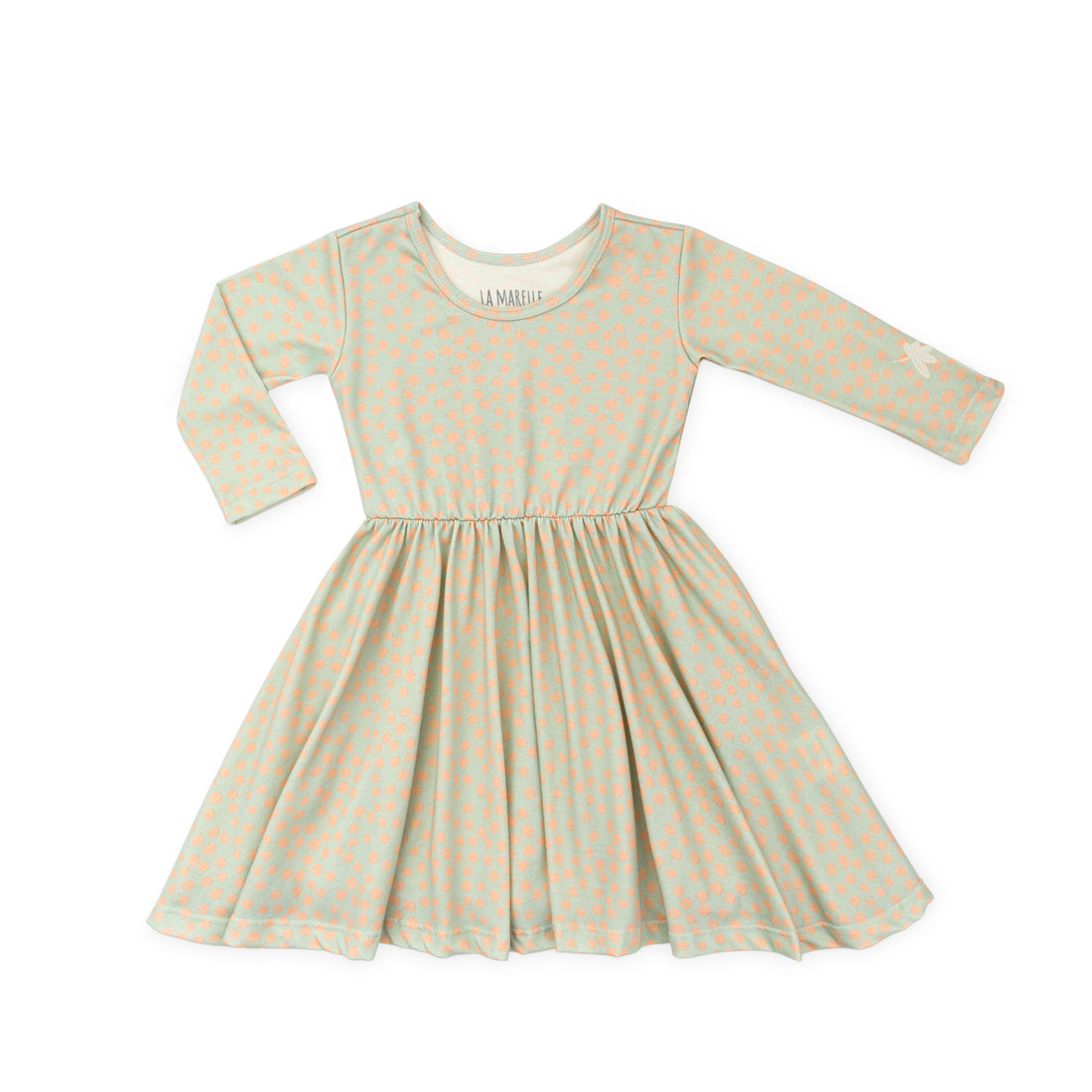 VESTIDO BALLET POLKA DOTS VERDE