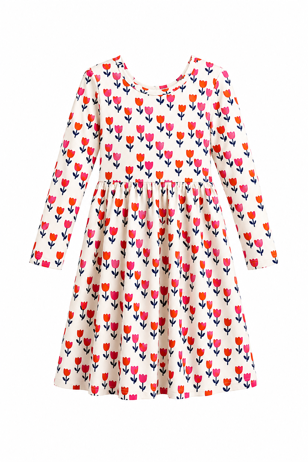 VESTIDO BALLET TULIPS MANGA LARGA