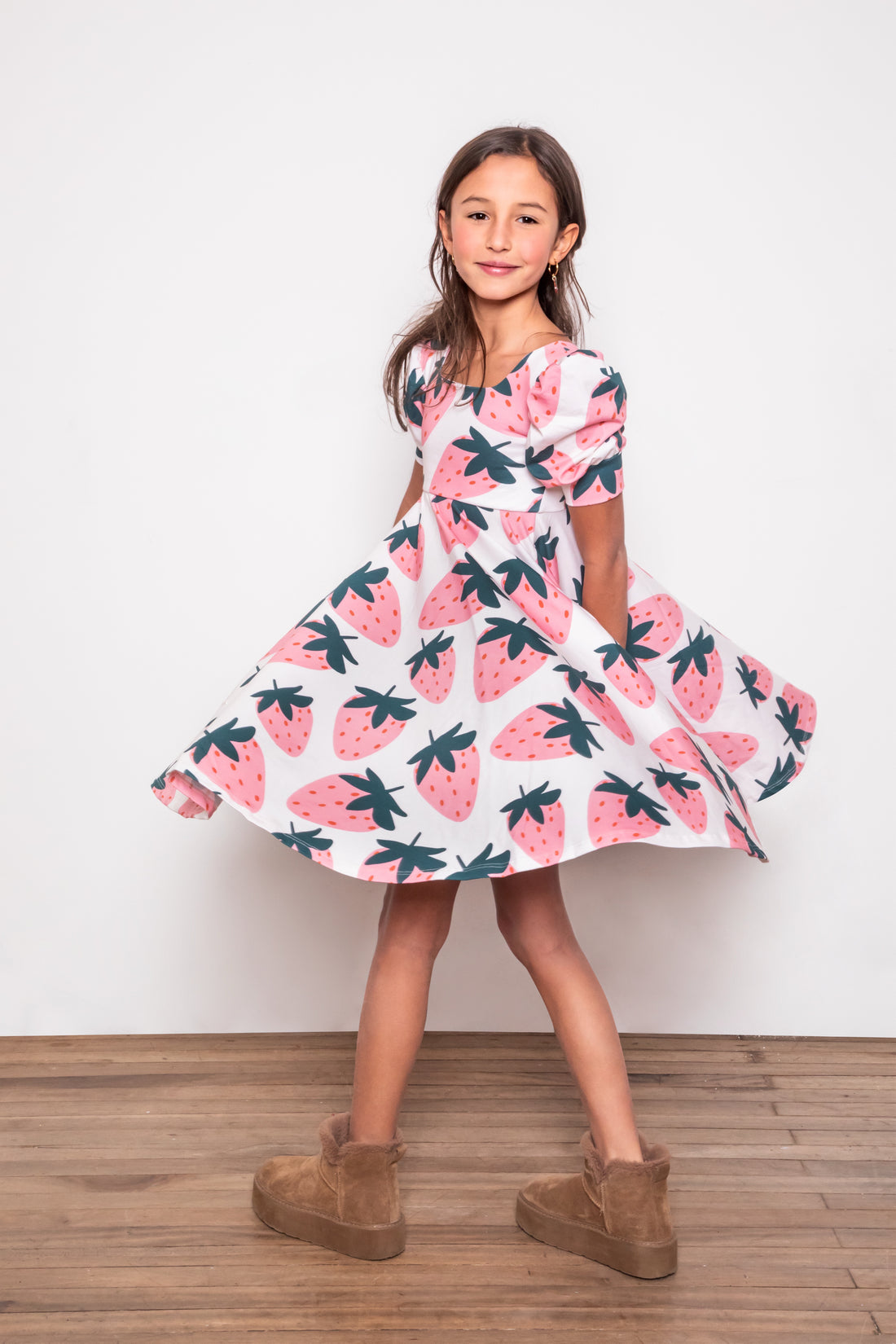 VESTIDO MAGNOLIA STRAWBERRY BLOOM