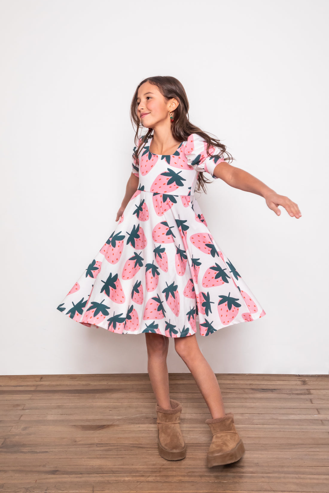 VESTIDO MAGNOLIA STRAWBERRY BLOOM