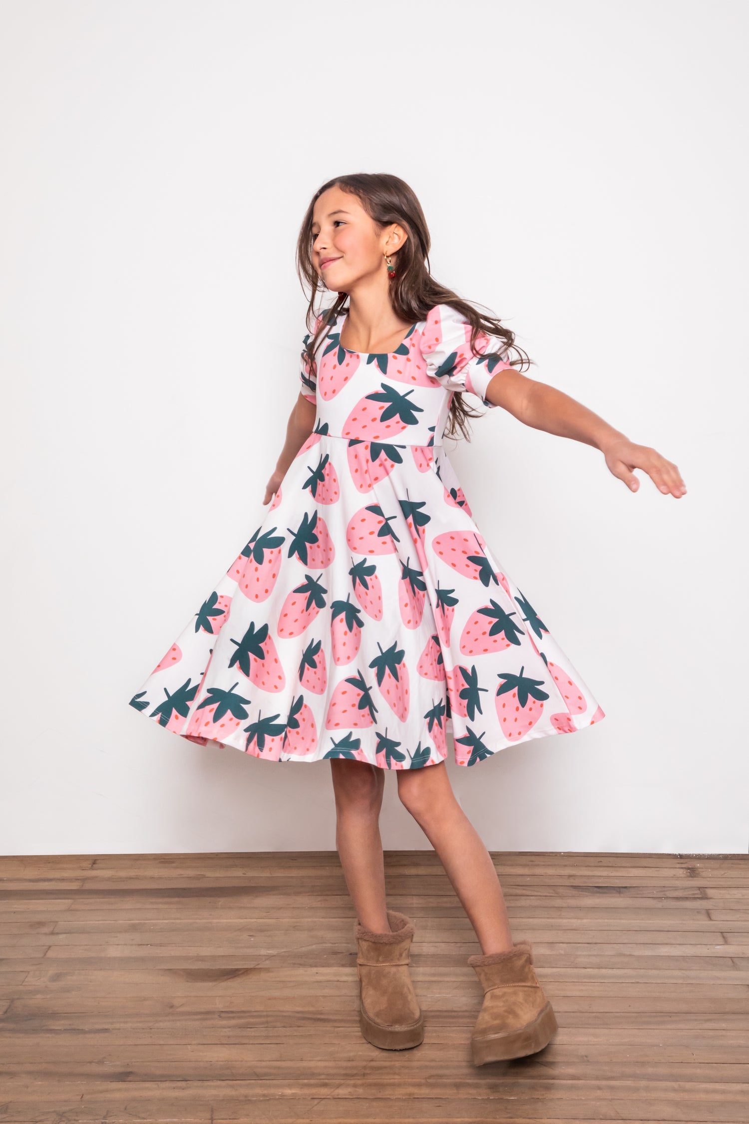 VESTIDO MAGNOLIA STRAWBERRY BLOOM