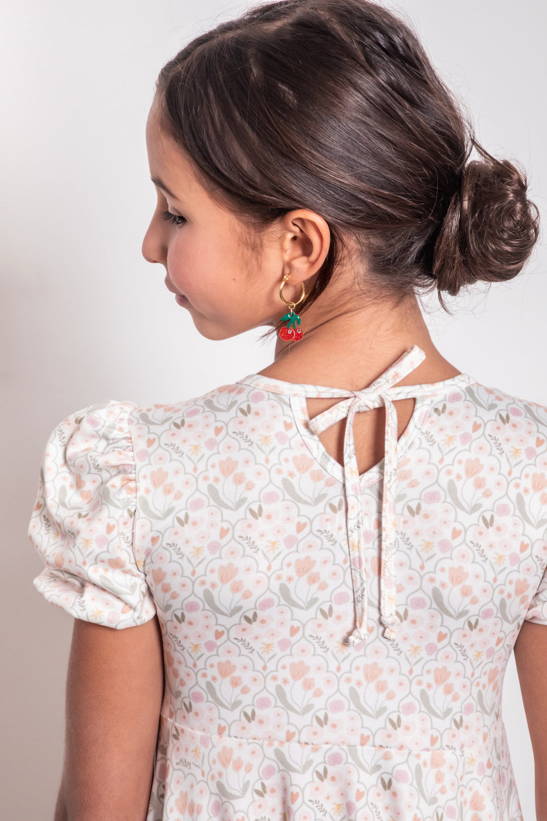 VESTIDO JOSEFINA CREMA FLORAL