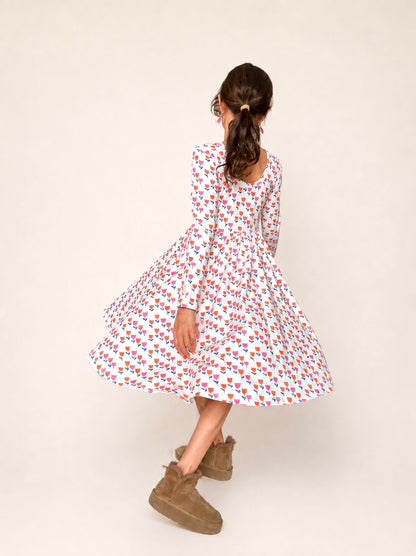 VESTIDO BALLET TULIPS MANGA LARGA