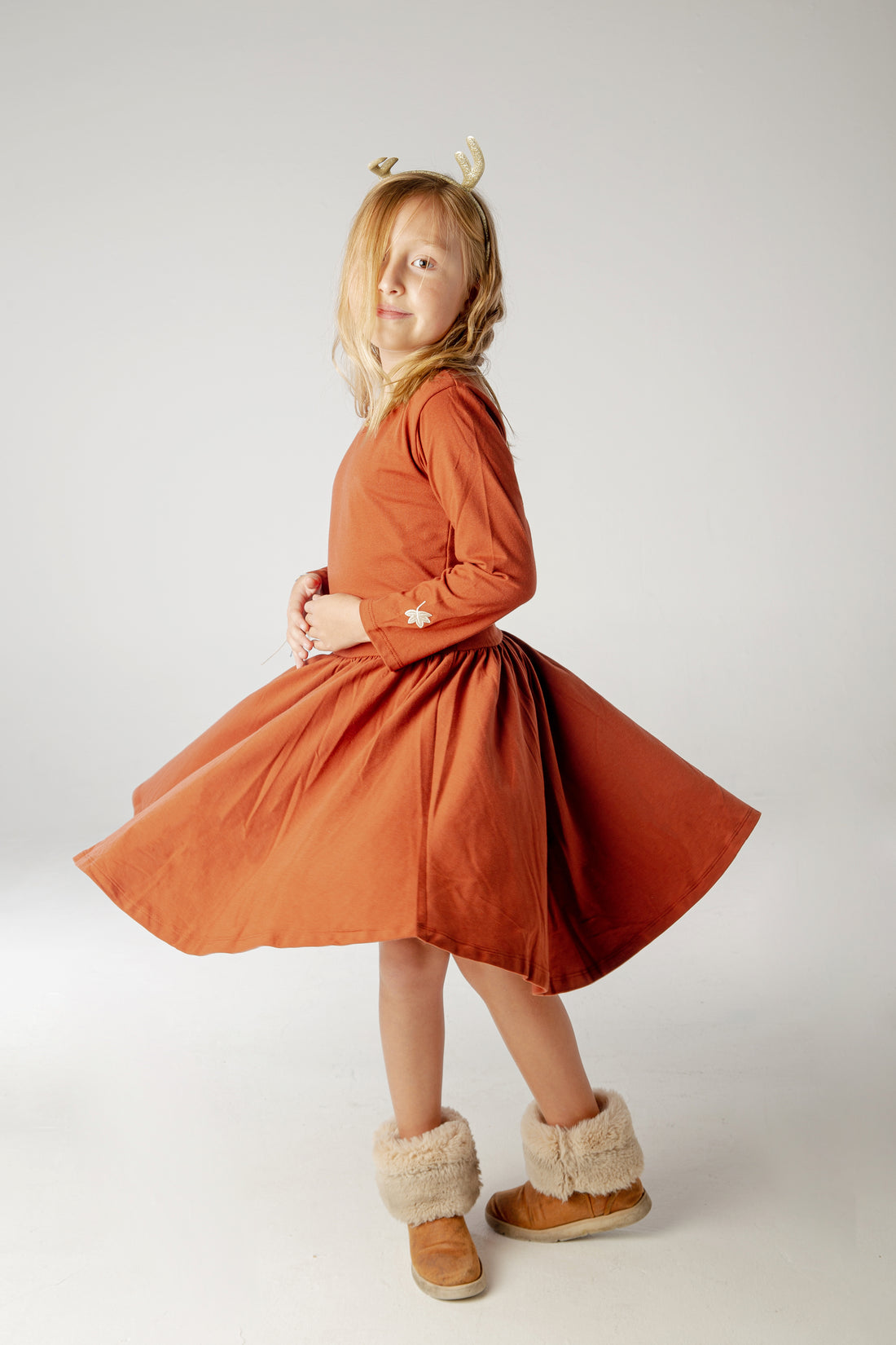 VESTIDO BALLET TERRACOTA