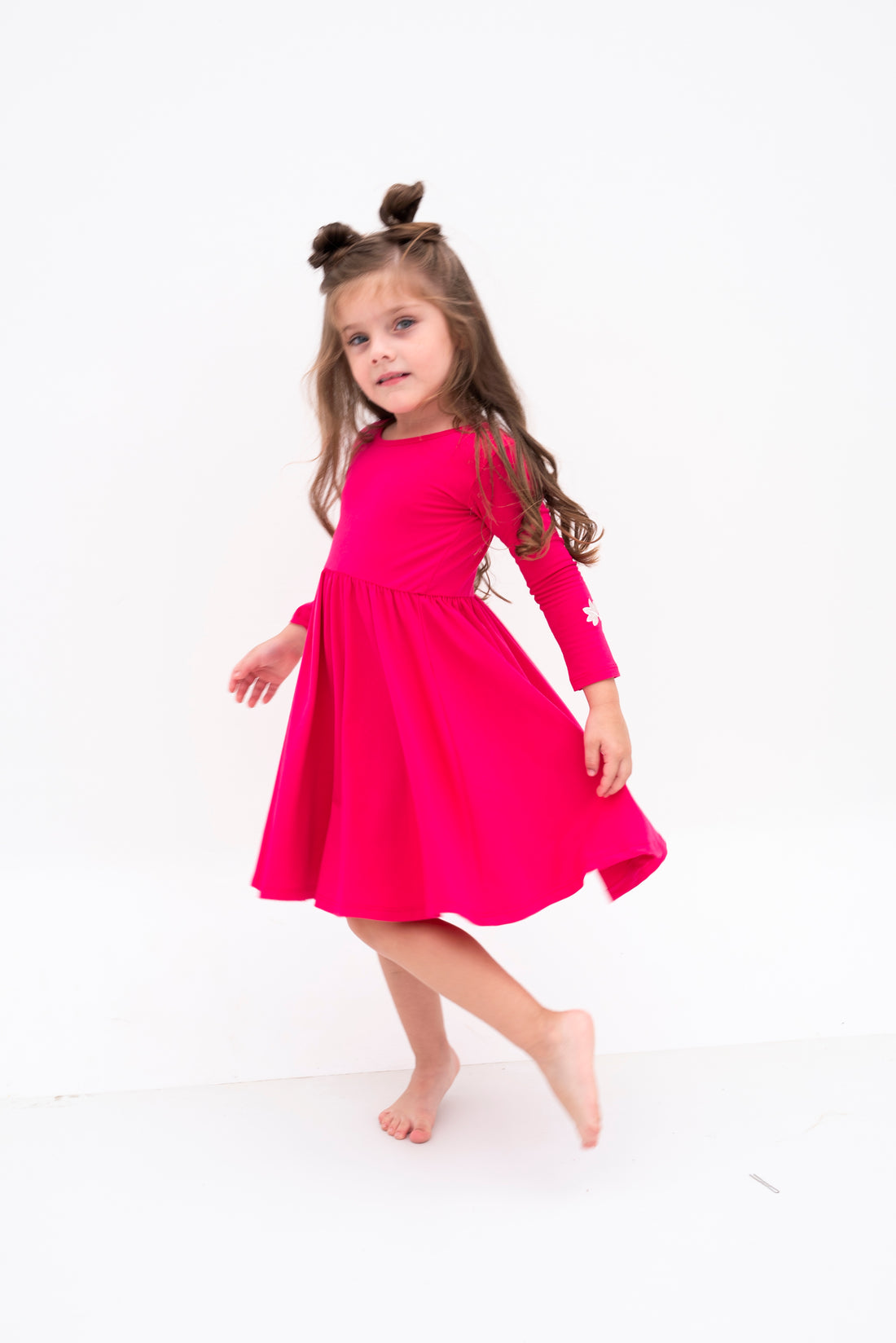 VESTIDO BALLET MAGENTA FUCSIA
