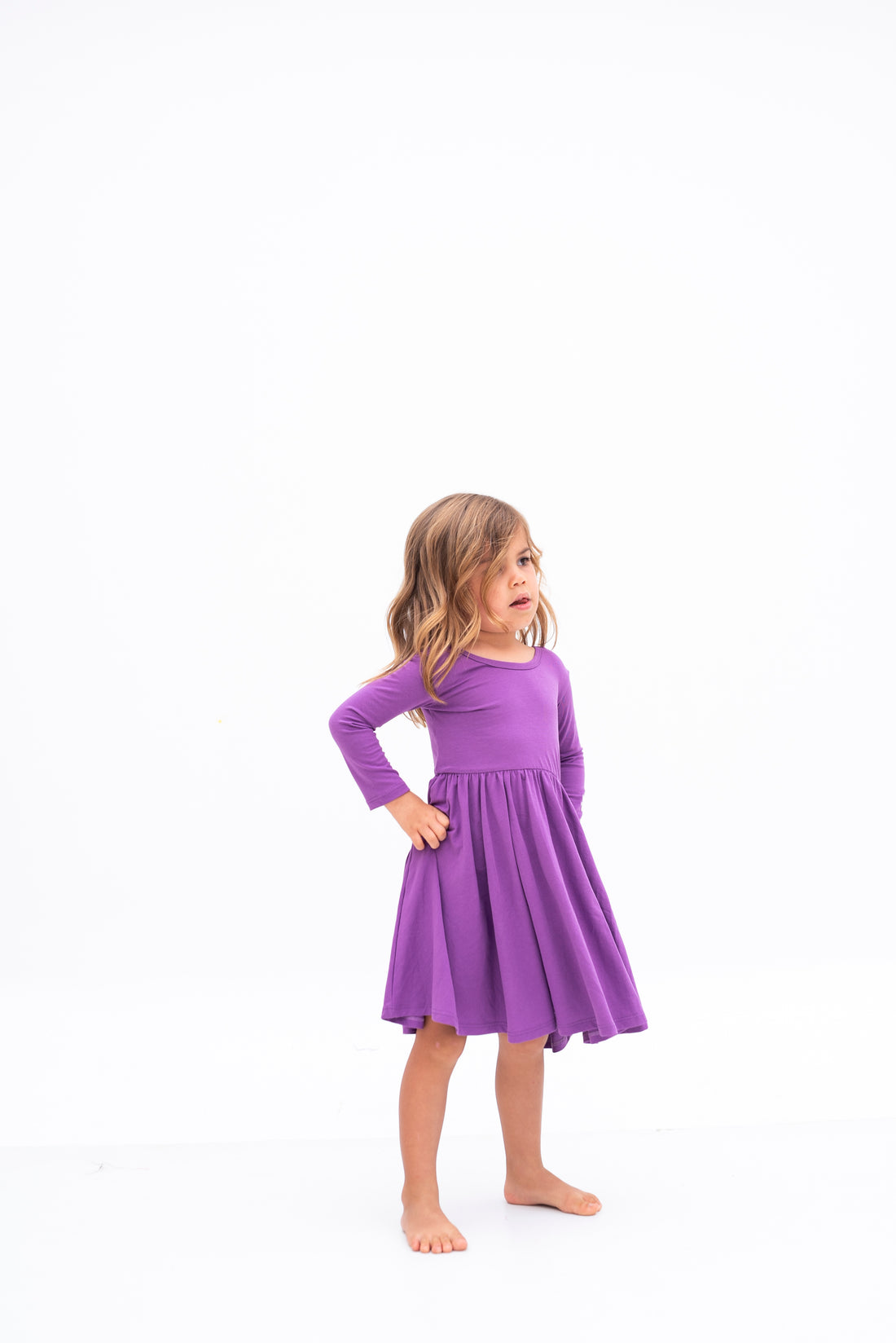 VESTIDO BALLET MORADO VIBRANTE