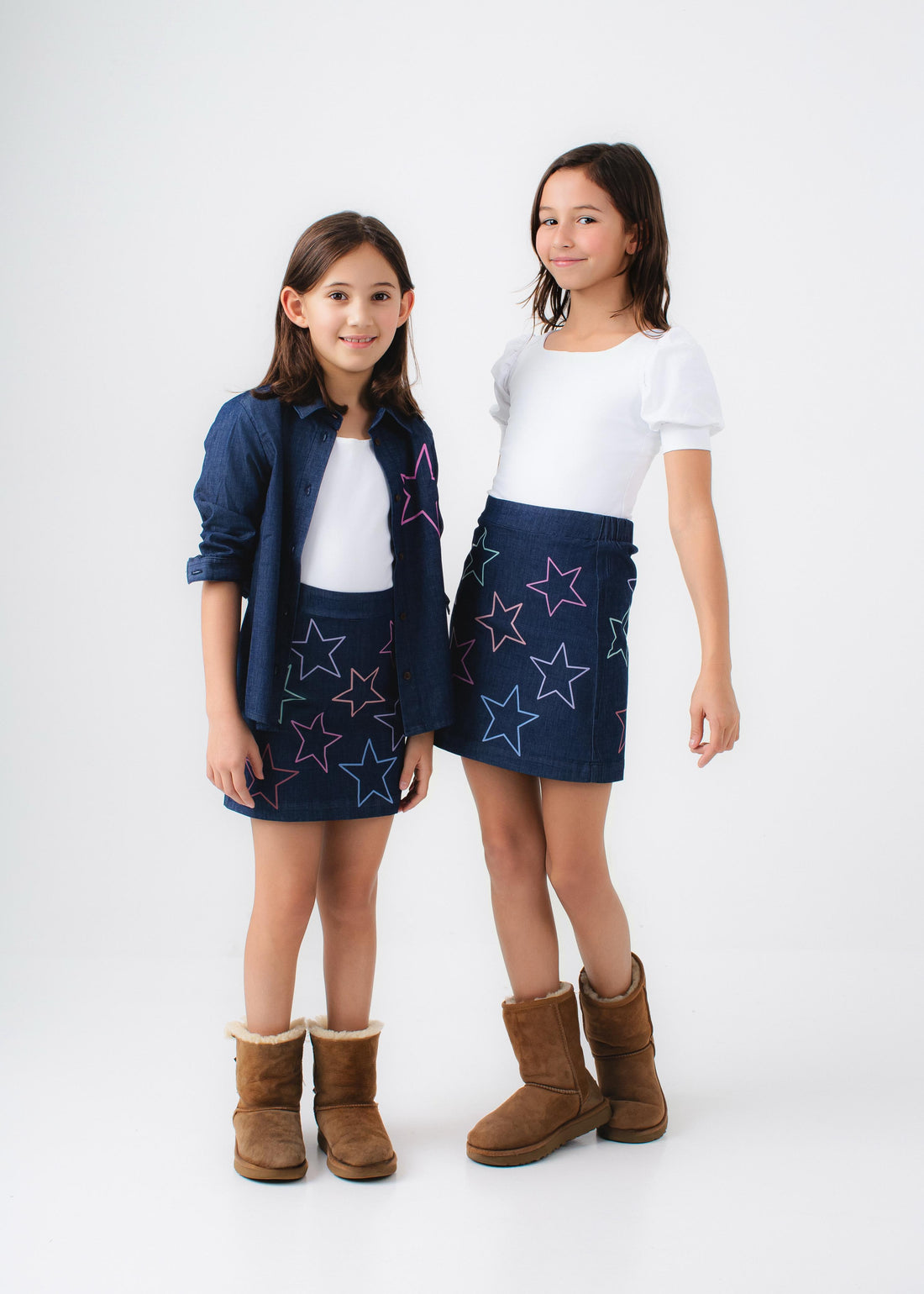 FALDA STARS DENIM